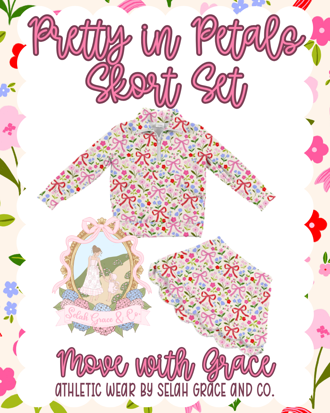 Pretty in Petals Skort Set- ETA January