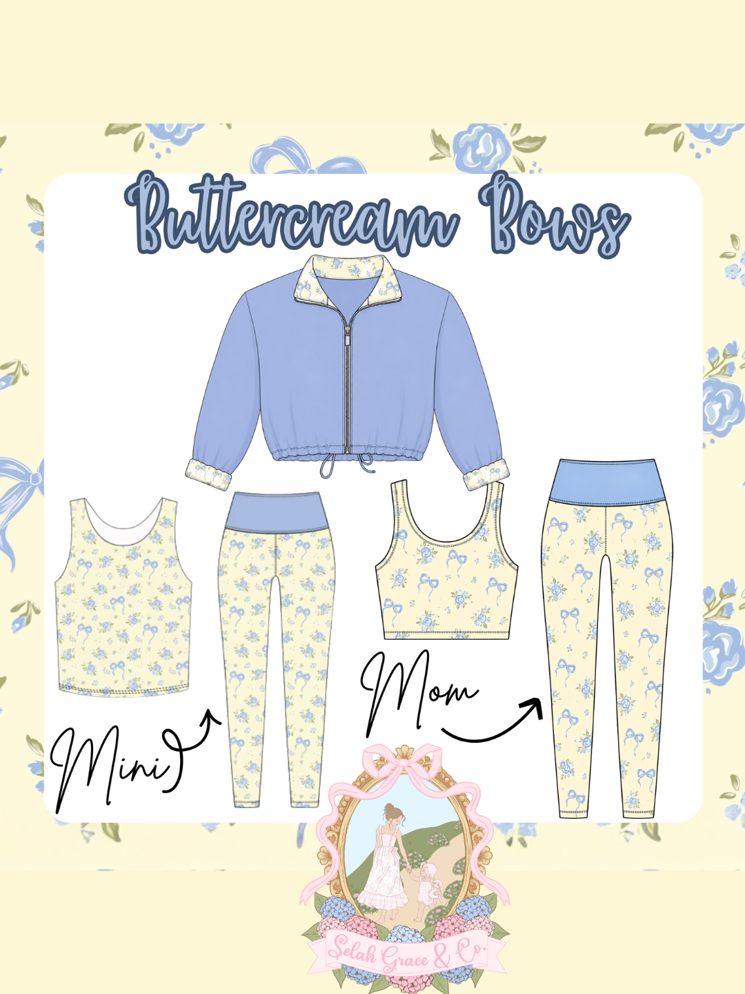 Buttercream Bows 3pc Set- ETA OCTOBER