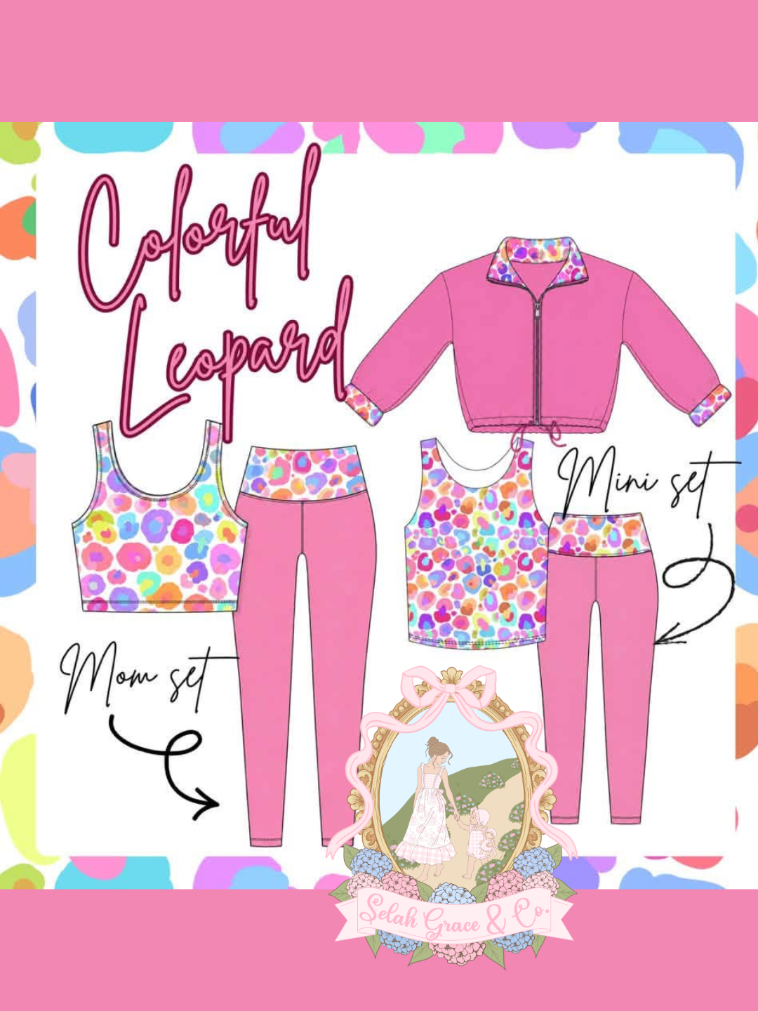 Colorful Leopard 3pc Set- ETA OCTOBER