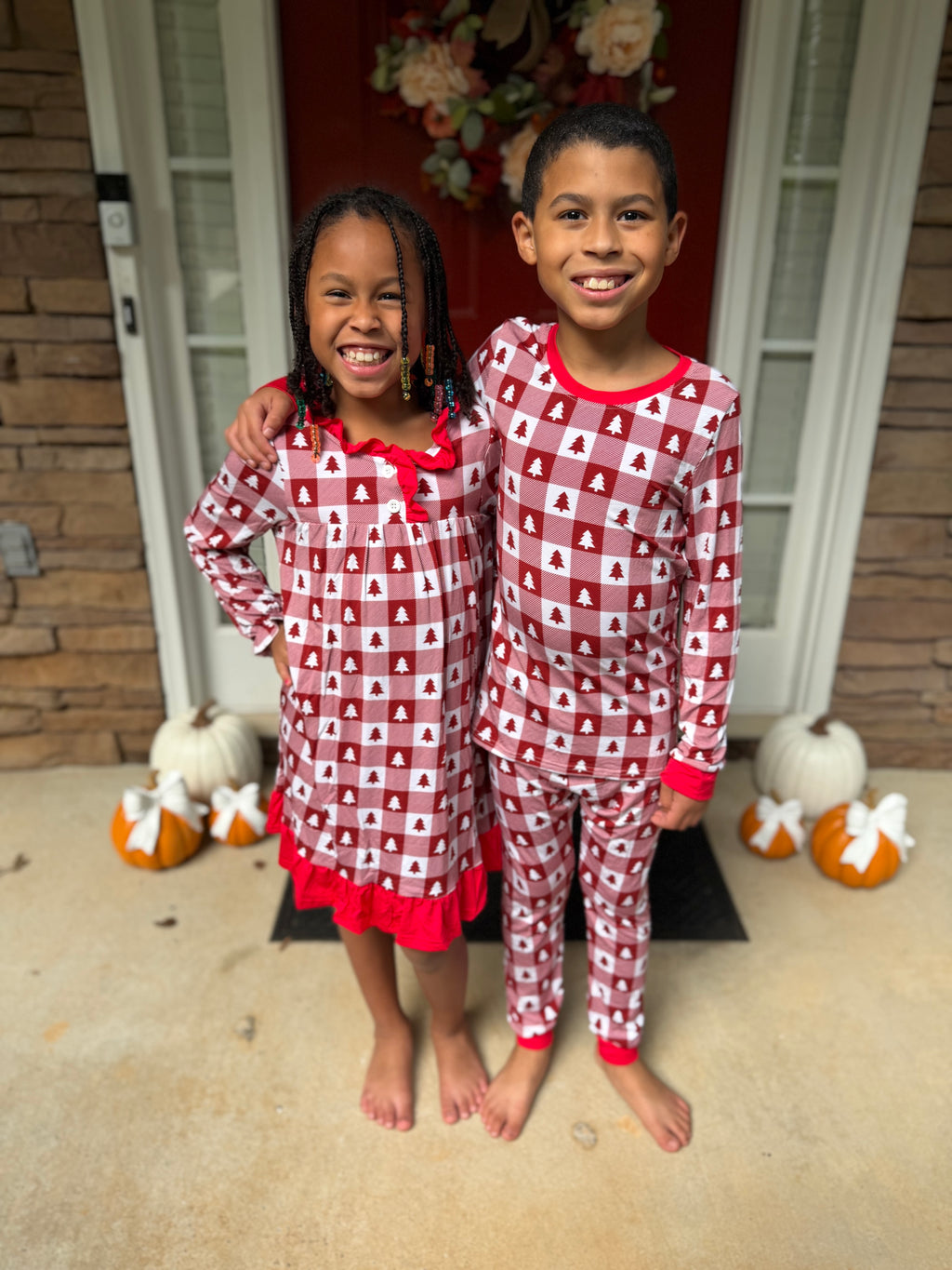 Christmas Tree Bamboo Pajamas