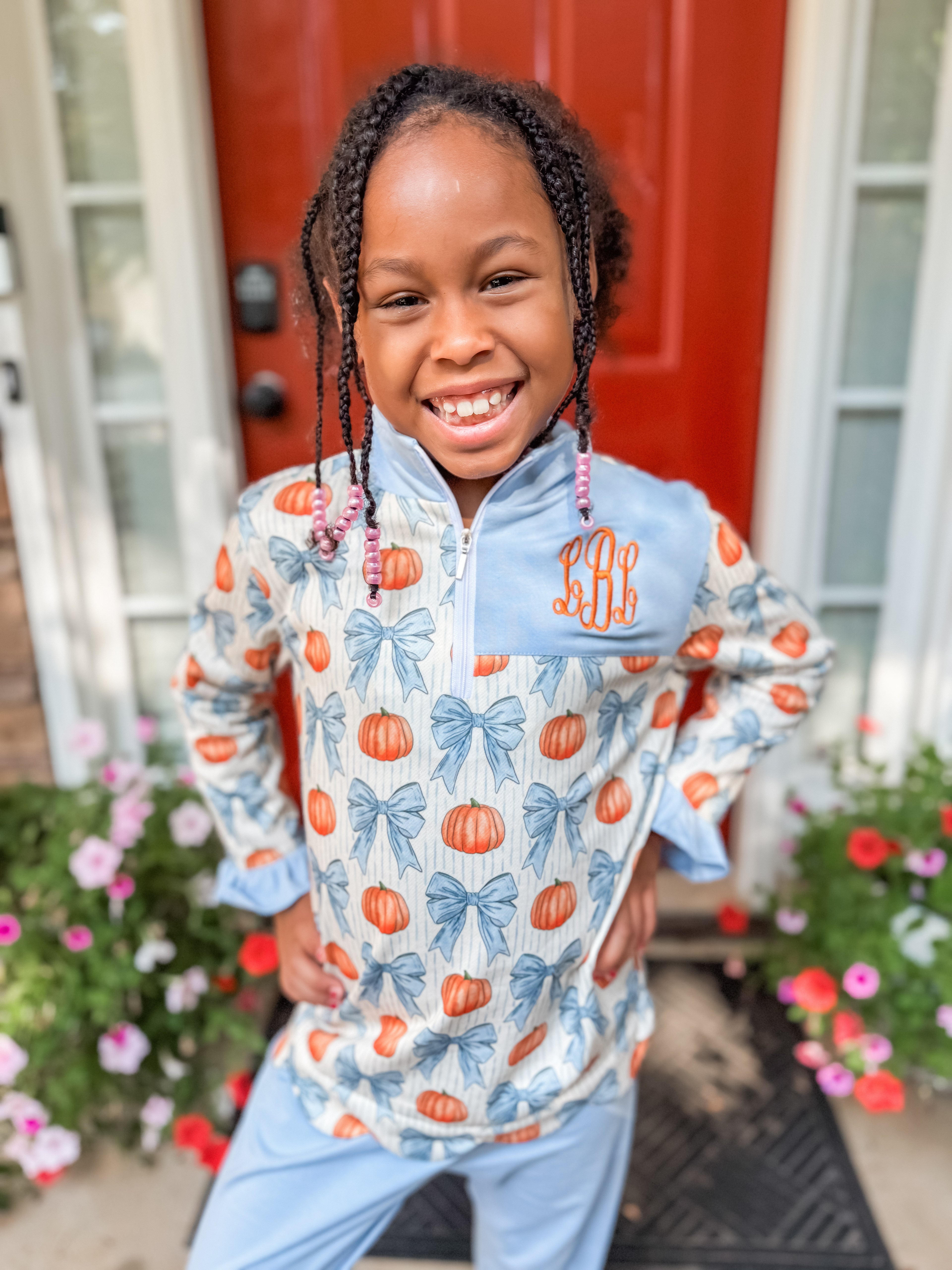 Pumpkins & Bows Sweater Sets