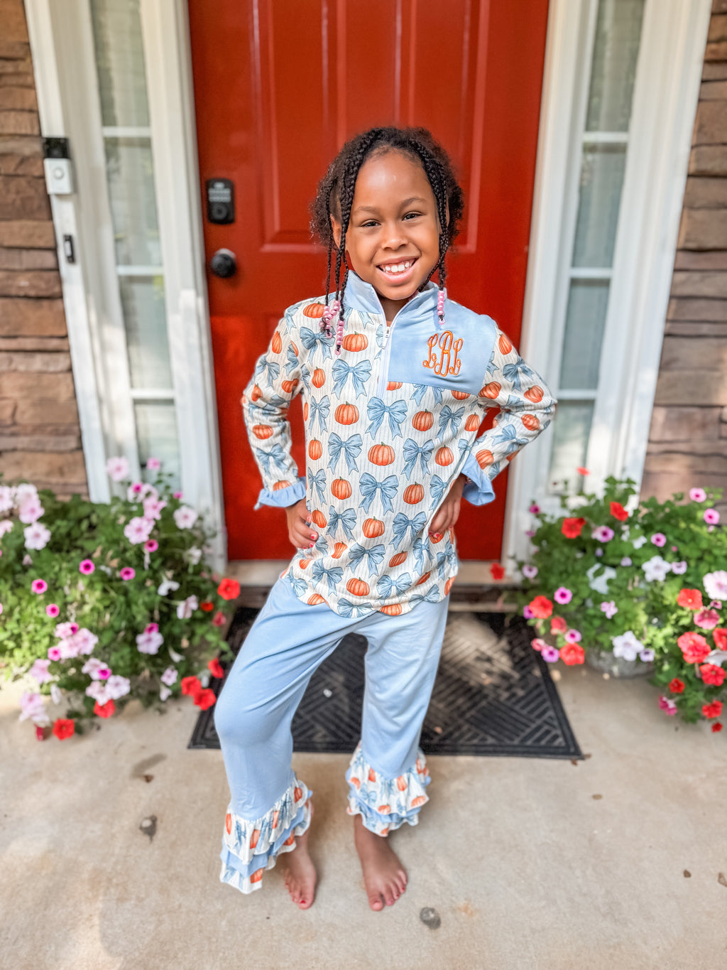 Pumpkins & Bows Sweater Sets