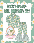 Green Daisy Bell Bottoms- ETA January