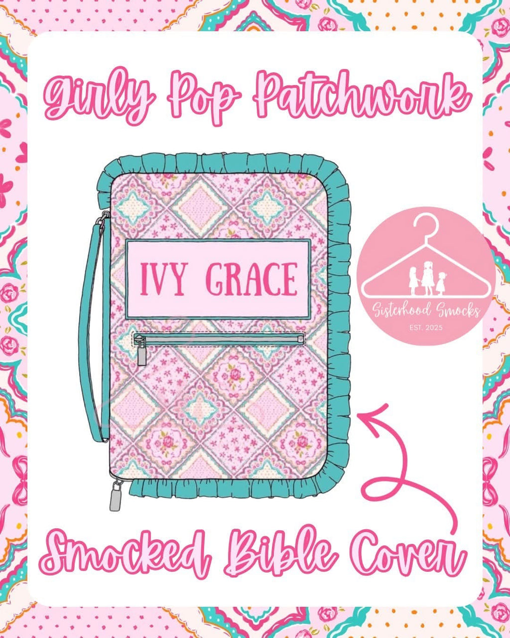 Girly Pop Patchwork Luggage-ETA NOVEMBER